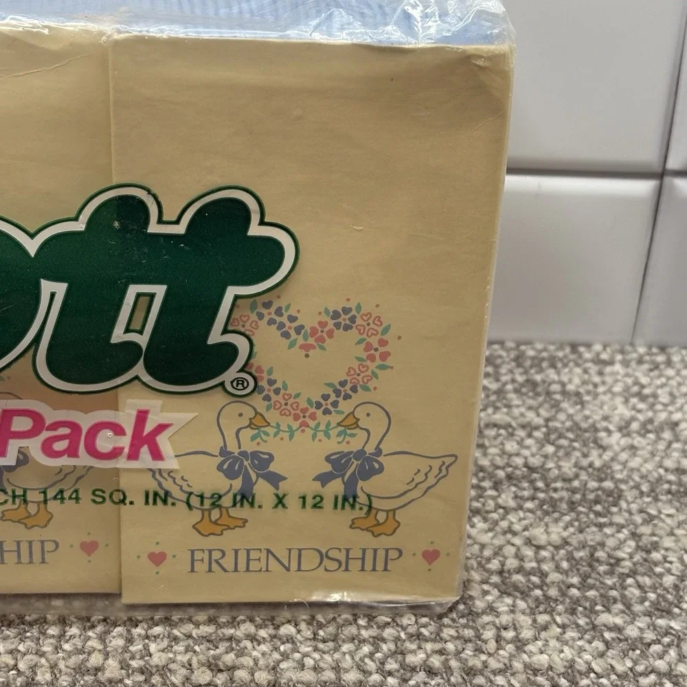 Scott Dispenser Pack VTG Napkins NEW 3 Packs 210 Pieces ‎ Friendship Geese Rare